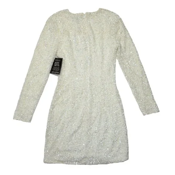 off shoulder long sleeve white dress Sandrine Off Shoulder Knit Maxi Dress - White